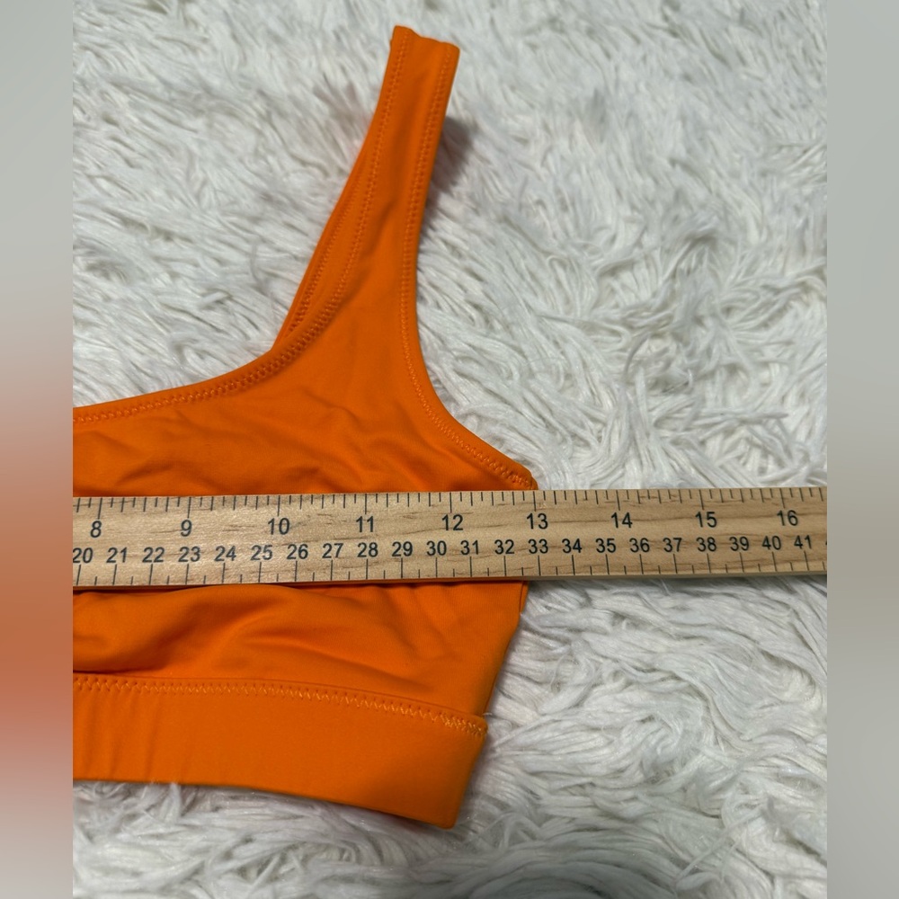 SKIMS Swim Orange Bikini‎ Top size Small - Picture 7 of 7